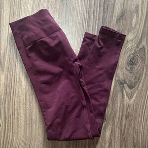 Burgundy Leggings